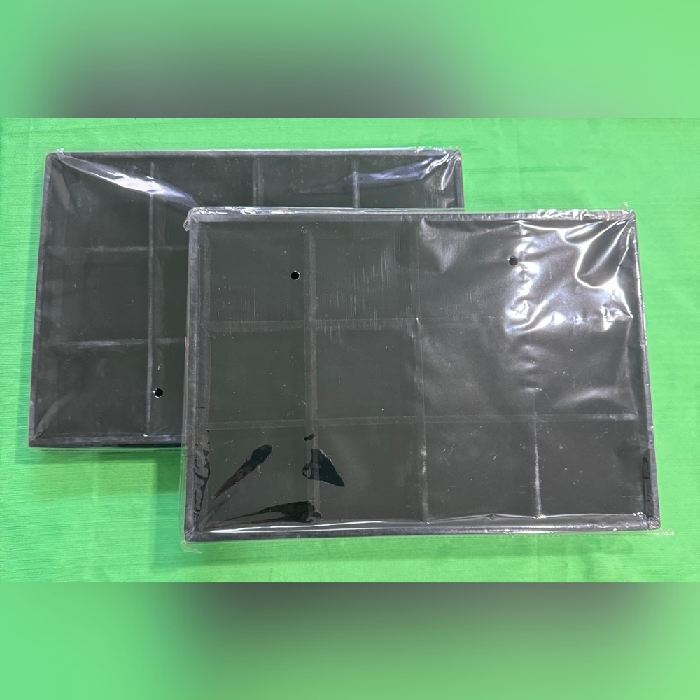 ❤️2 Jewellry Trays 12 Slots Organizer Display Storage Case